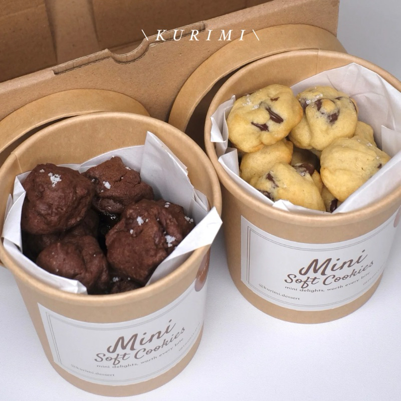 

Mini Soft Cookies in Cup | KURIMI DESSERT
