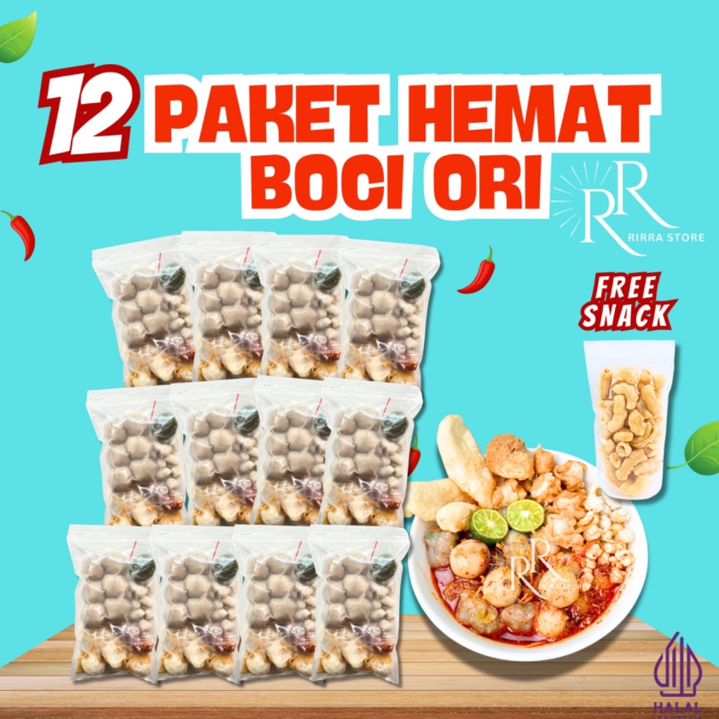 

12 BUNGKUS BASO ACI ORI+ SNACK SI PALING EKONOMIS HOTPOT INSTAN Food Kaldu Pedas Kuah Ayam
