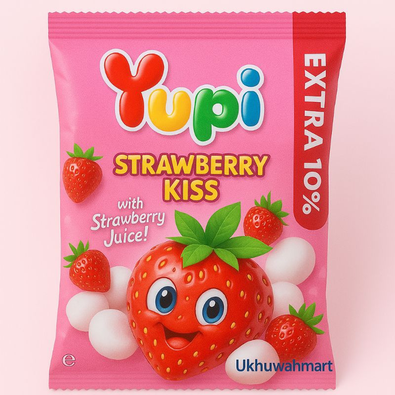

Yupi Strawberry Kiss 55g – Permen Jelly Strawberry Lezat dengan Jus Asli!