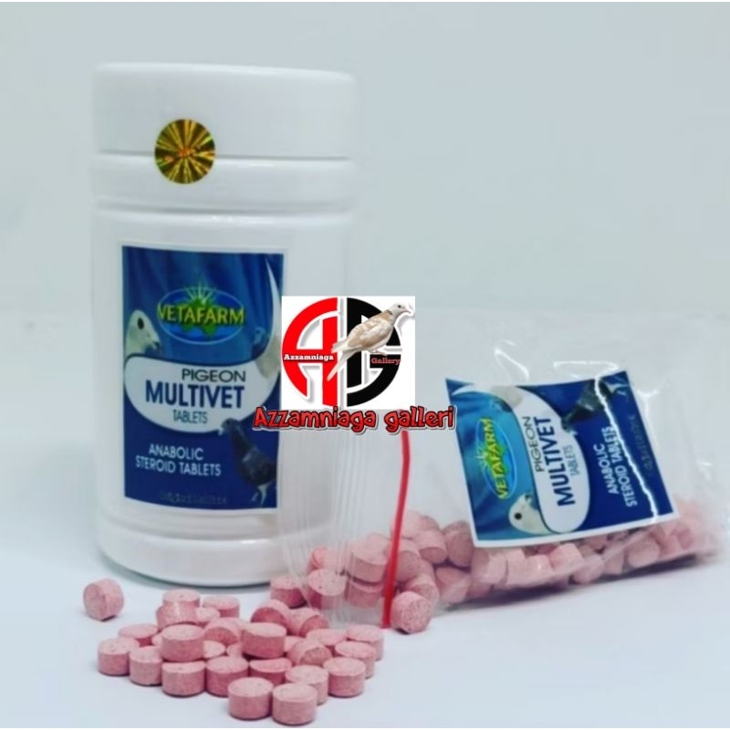 MULTIVET VETAFARM VITAMIN BURUNG MERPATI VERSELE LAGA