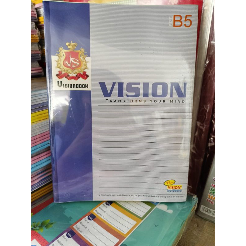 Buku Tulis 42 lbr Murah Vision B5 1pack