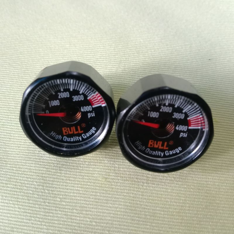 Manometer bull 4000 psi hitam