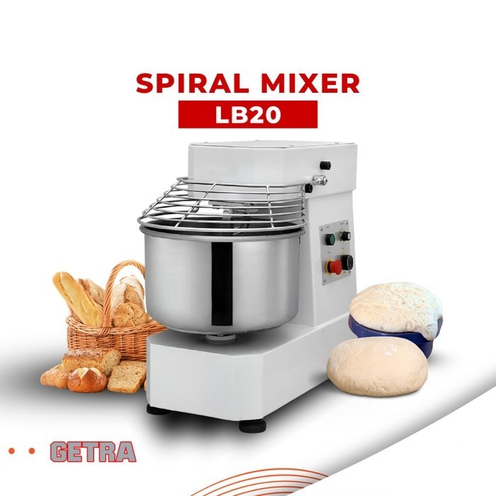 GETRA Spiral Mixer Heavy Duty Getra LB20 / Getra LB 20/Spiral Mixer 20 Liter