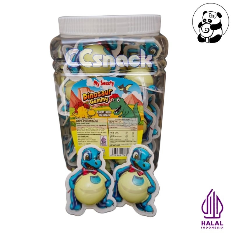 

MY SWEETY DINOSAUR GUMMY TOPLES ISI 30