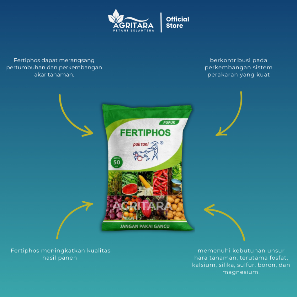 PUPUK FERTIPHOS HIJAU 50 KG