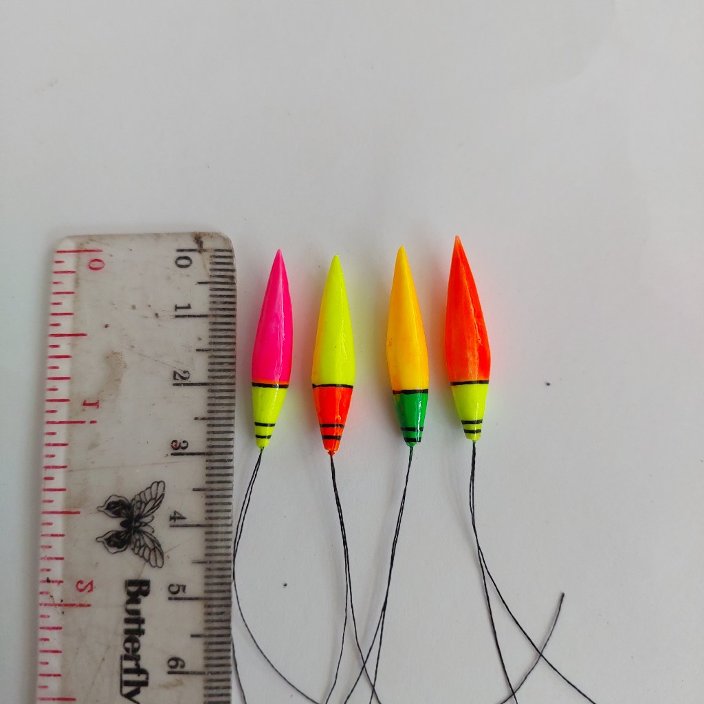 ( ISI 1 PCS ) Pelampung Kumbul Model Cabai Gemuk Tali Panjar Super Sensitif Warna Cerah