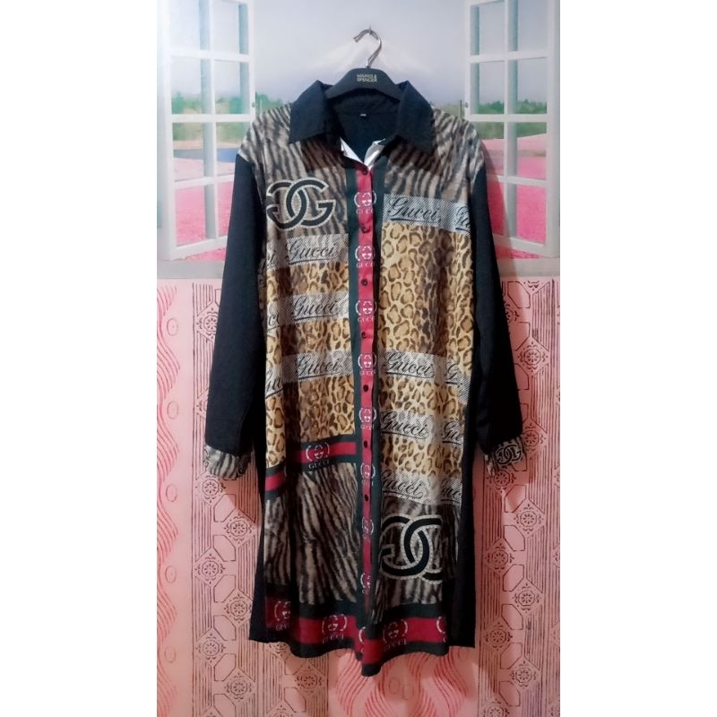 SECOND TUNIK MOTIF LEOPARD