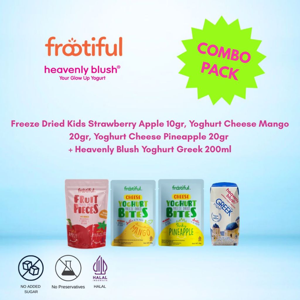 

Combo Pack Kids & Yoghurt Cheese + Heavenly Blush Yoghurt Greek 200ml