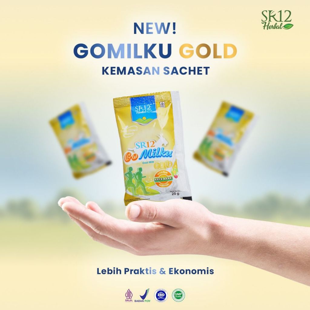 

SR12 GoMilku Sachet per Pouch & Renceng Susu Kambing Etawa Rendah Lemak Tinggi Kalsium