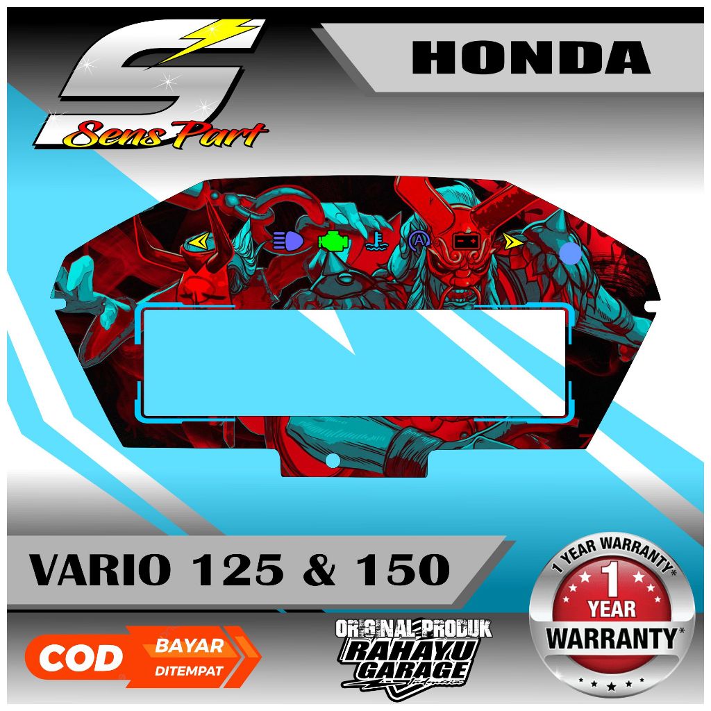 PAPAN SPEEDOMETER CUSTOM HONDA VARIO 125 & 150 2020