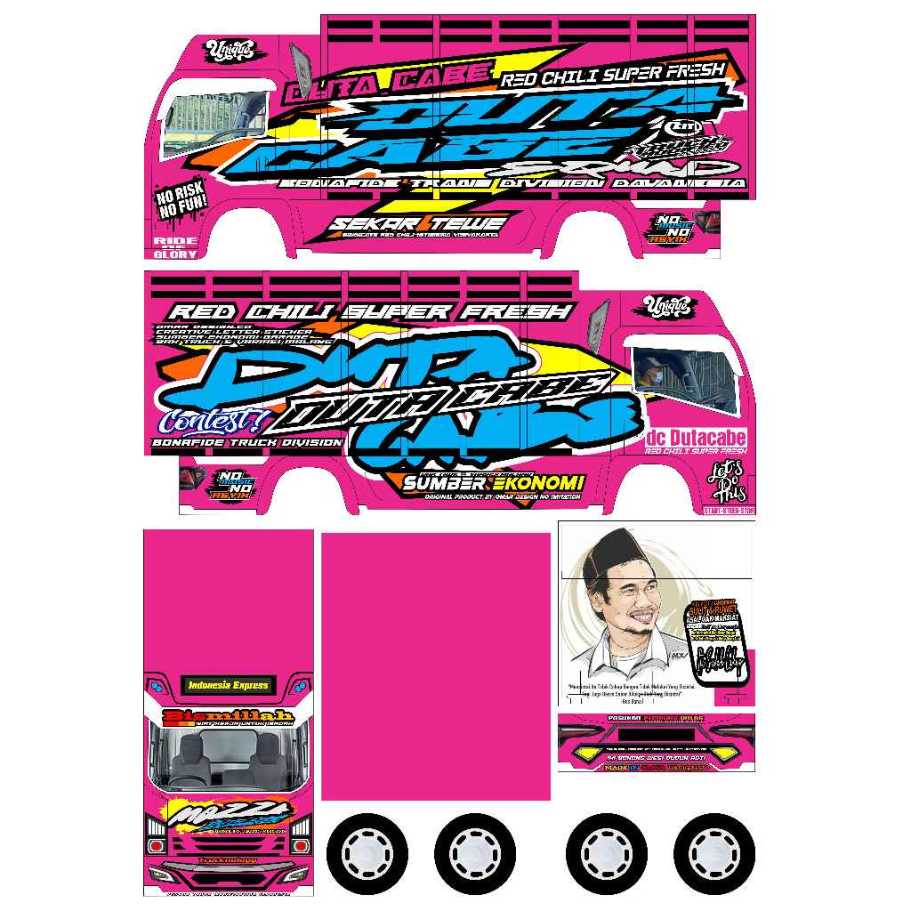 

STIKER TRUK OLENG DUTA CABE