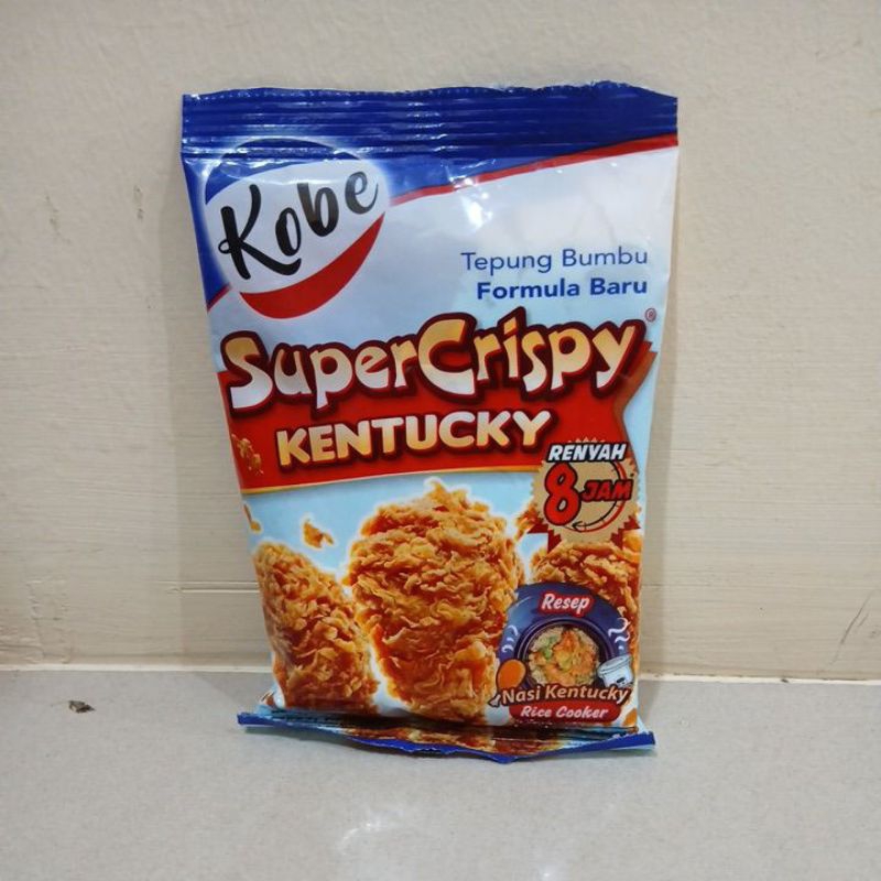 

KOBE SUPER CRISPY KENTUCKY TEPUNG BUMBU FORMULA BARU 70 GR