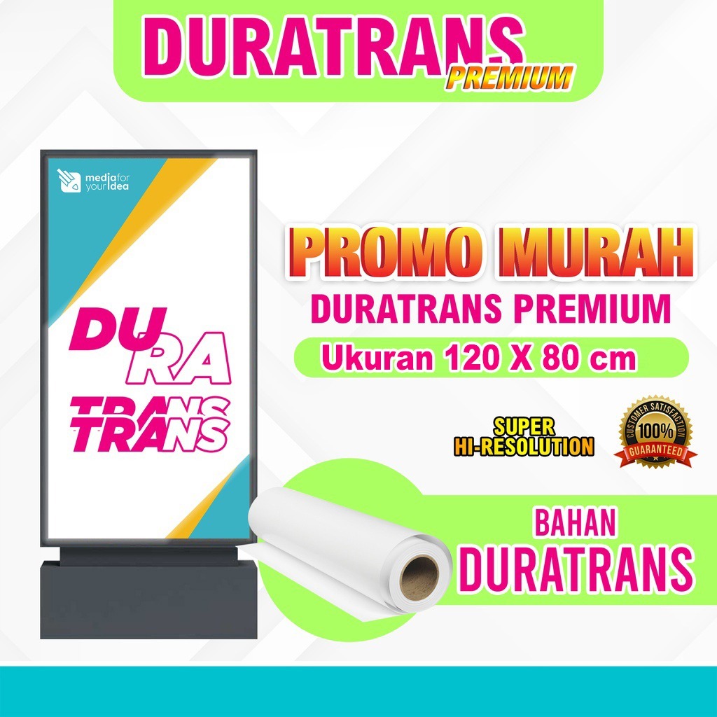 

Cetak Duratrans Free Laminating