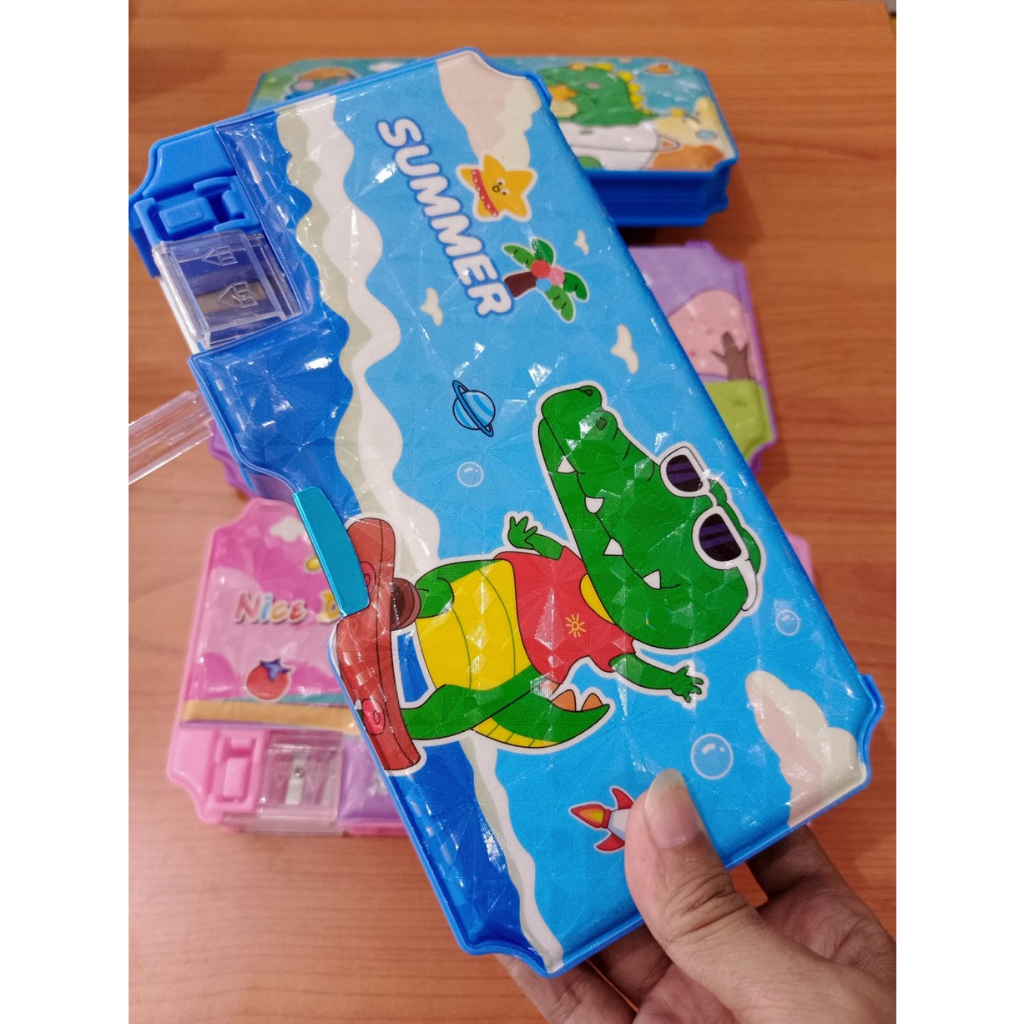 

Tepak / Tempat Pensil Magnet Jumbo SQ-7822 Random