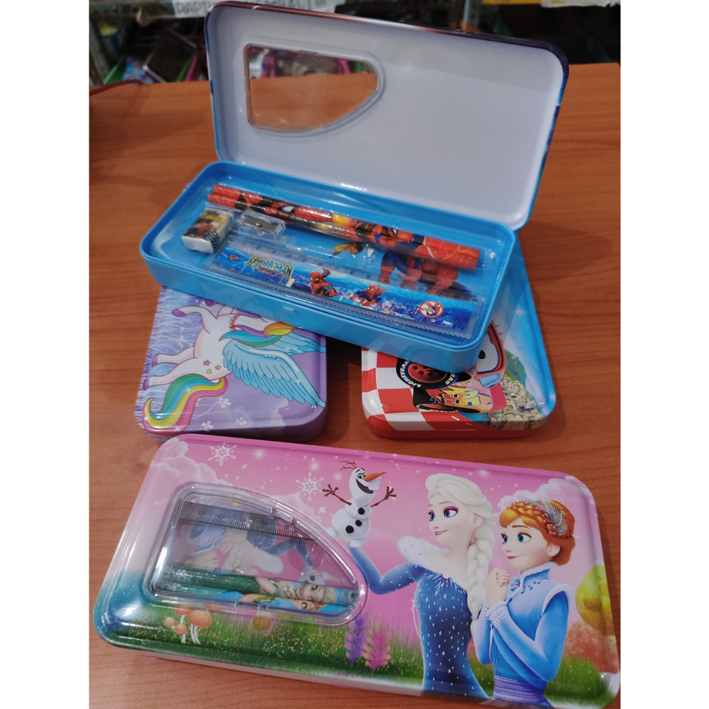 

Tepak / Tempat Pensil Kaleng Jumbo + Isi PC-529