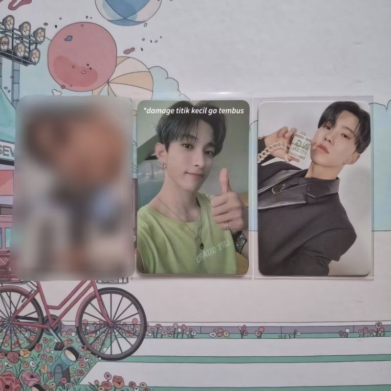 ೀ⋆ dk dokyeom seventeen pob yzy yizhiyu henggarae + pair hoshi going magazine black ver