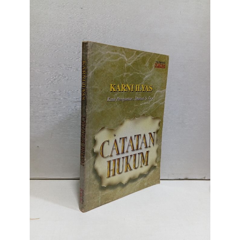 Catatan Hukum Karni Ilyas Original