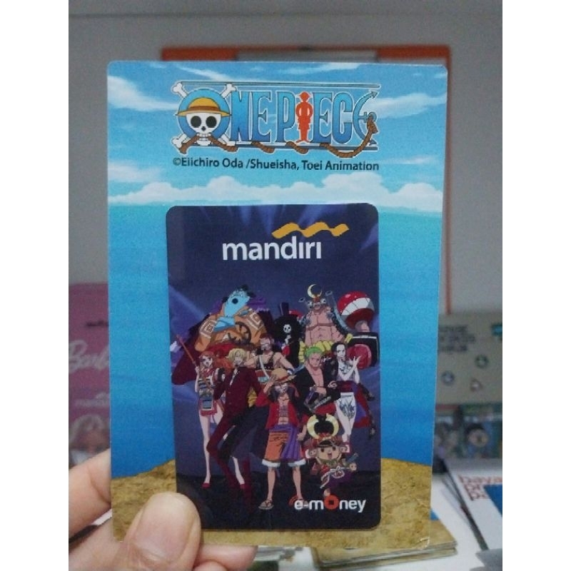 kartu emoney mandiri × One Piece like e toll ori termurah