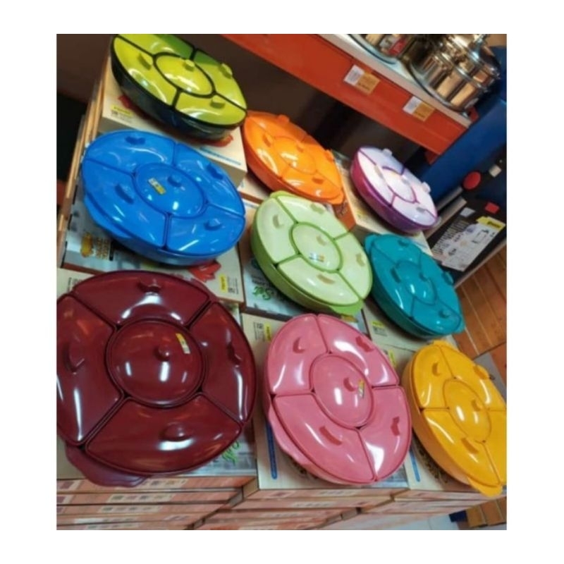 Party Set Melamin 14inc Golden Dragon -  PS0101  - prasmanan Partyset melamine bisa berputar