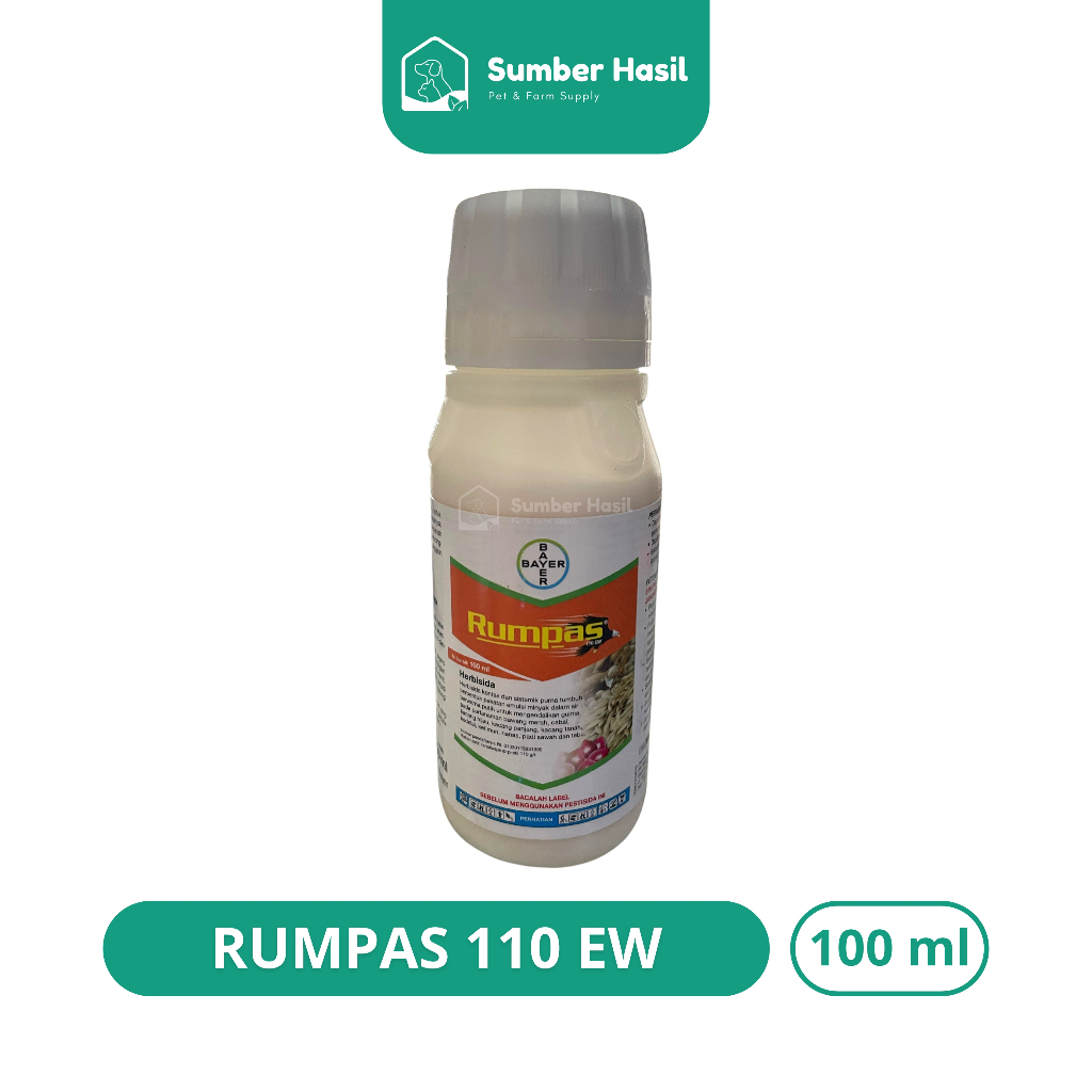 RUMPAS 100ML HERBISIDA KONTAK DAN SISTEMIK RUMPAS BAYER OBAT RUMPUT ORIGINAL