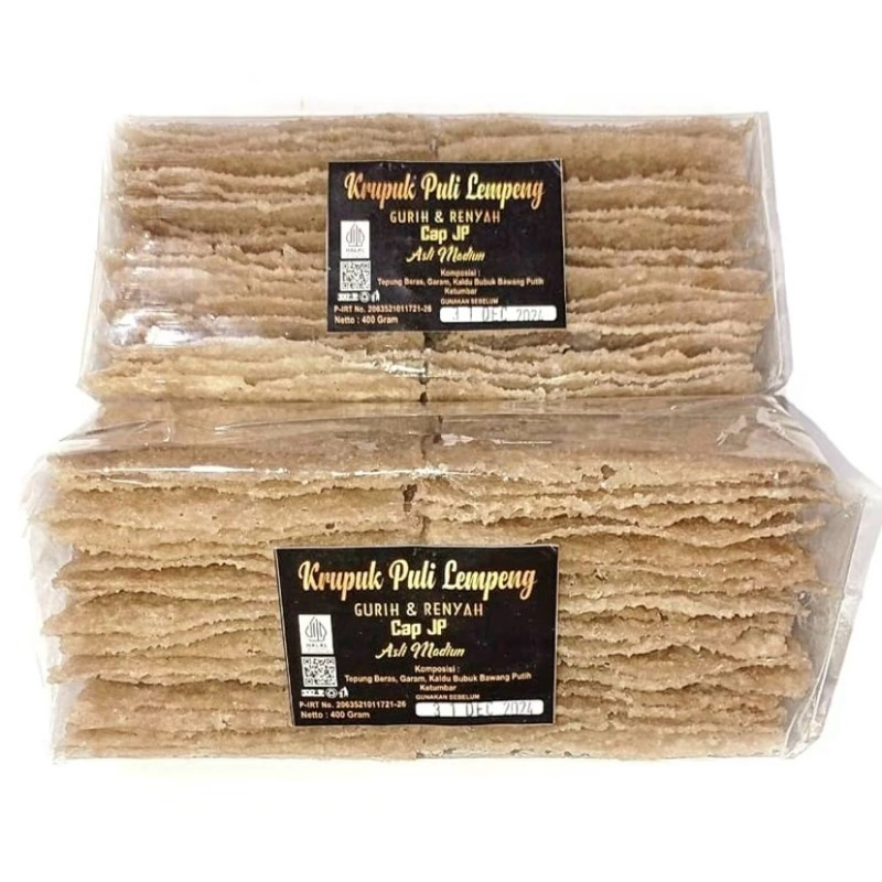 

KERUPUK PULI MENTAH CAP JP