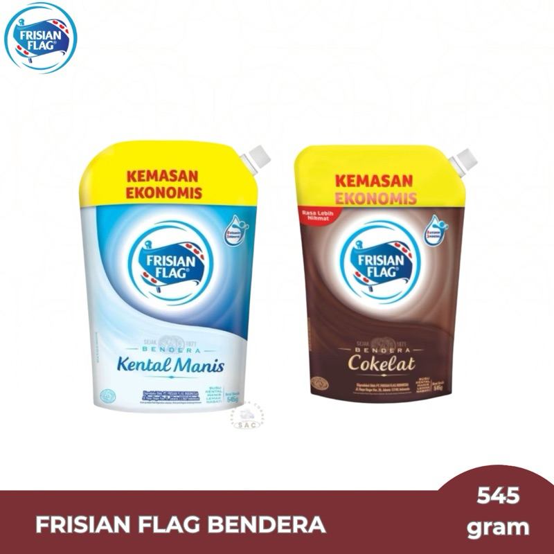 

FRISIAN FLAG Susu Kental Manis Dan Cokelat Pouch Cokelat 545 gram