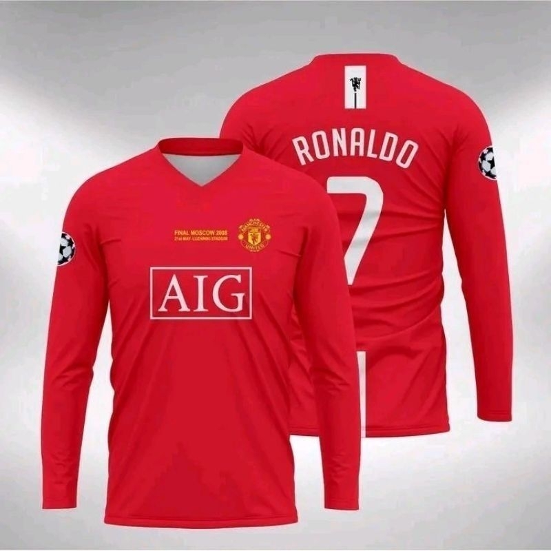 JERSEY MU HOME/AWAY/3RD 2008/2009 SPESIAL CR7 CUSTOM GRATIS NAMA DAN NOMOR PUNGGUNG