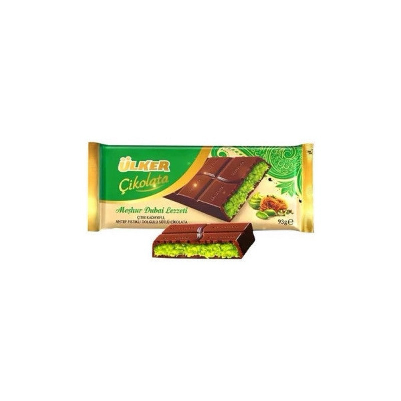 

Ulker Chocolate Dubai Pistachio 93gr