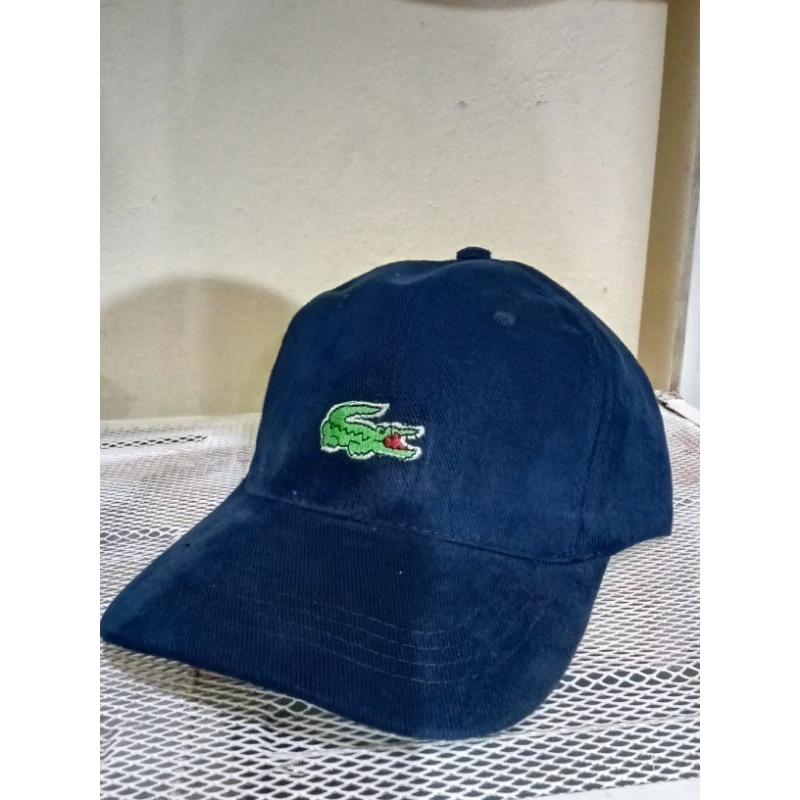 Topi Baseball Logo Lacoste