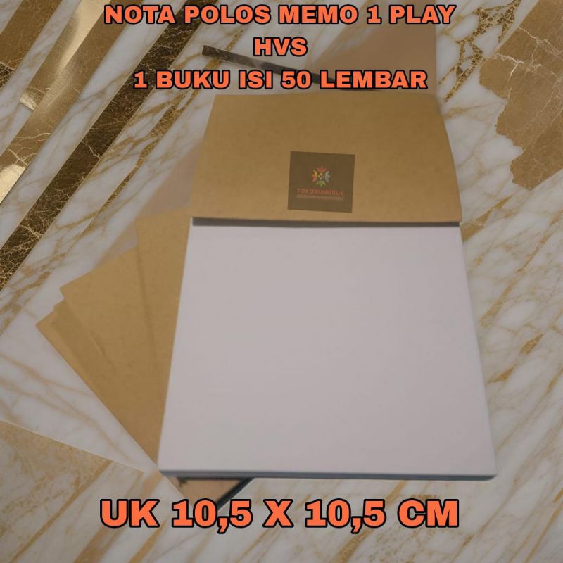 

NOTA POLOS MEMO 1PLY HVS
