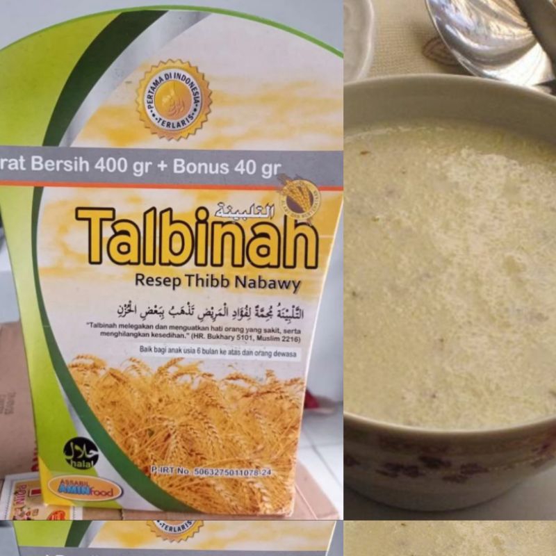 

Talbinah Resep Thibb Nabawi Tepung Gandum 400 g