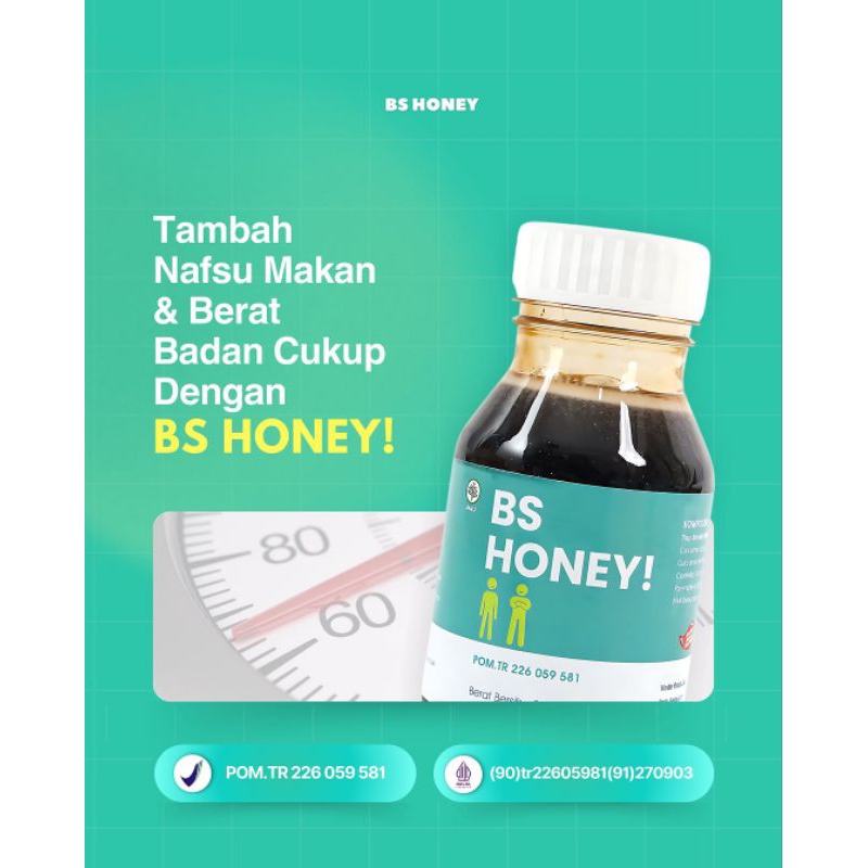 

BS HONEY Madu Penggemuk Badan - Madu Penambahan Berat Badan