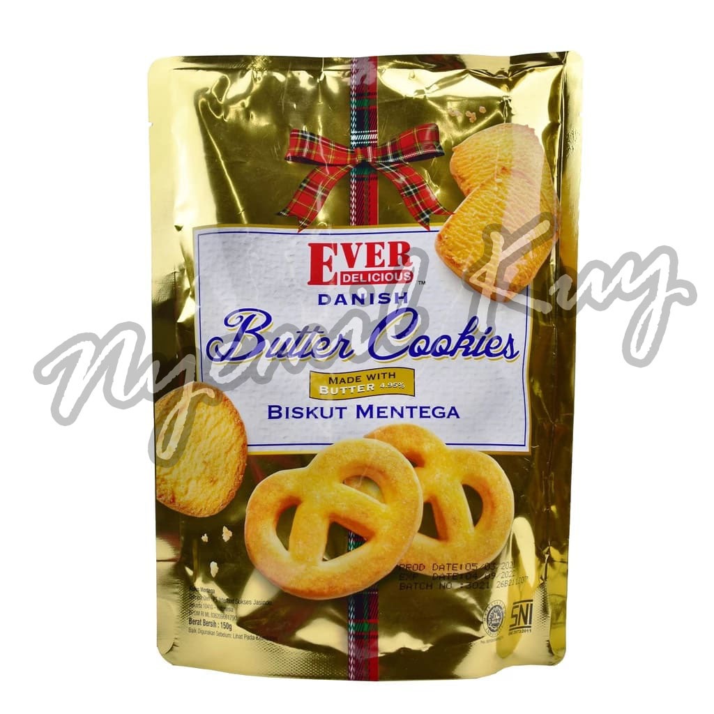 

Ever Delicious Danish Butter Cookies - Kukis Rasa Mentega - Biskuit Rasa Mentega 150g
