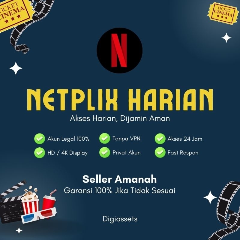 [Netflix Harian] Nikmati Hiburan Tanpa Batas dengan Netflix Harian dari Digiasset
