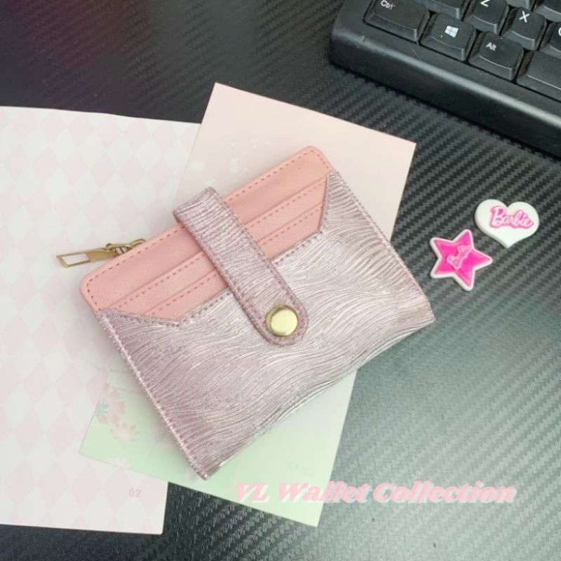 VL-Dompet Mini Wanita/Dompet Glitter/Dompet Kartu Kekinian/Dompet Remaja/Dompet Wanita Aesthetic