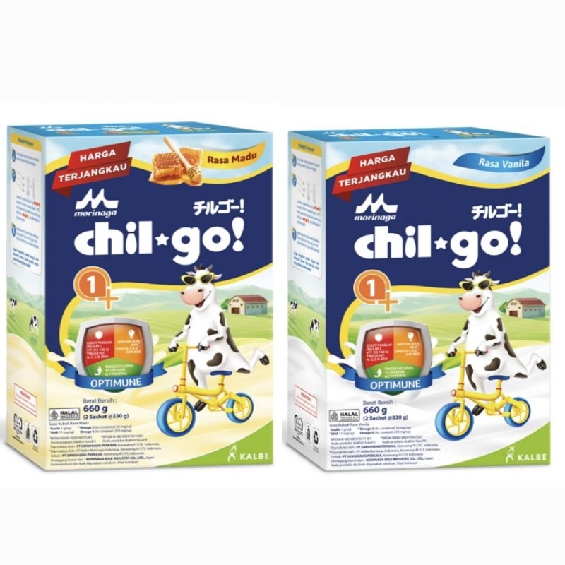 

Chil-go 1+ Madu Vanila 660 g Susu Bubuk Pertumbuhan Anak 1 - 3 Tahun