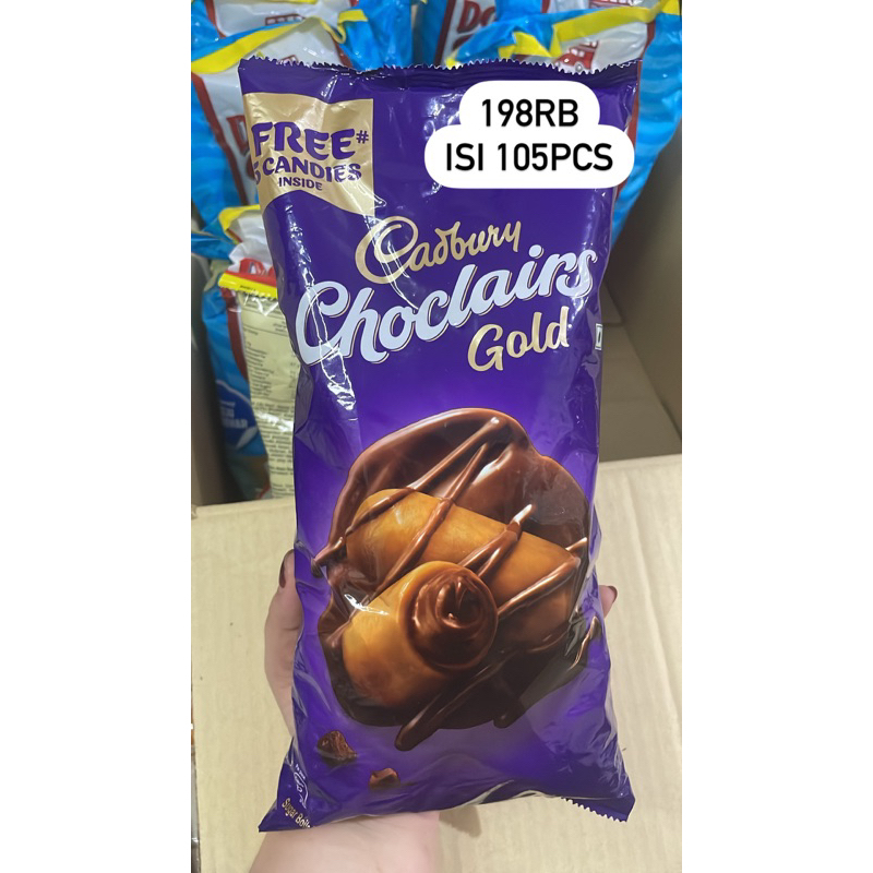 

Cadbury Choclairs Coklat Choco Eclairs isi 105pc