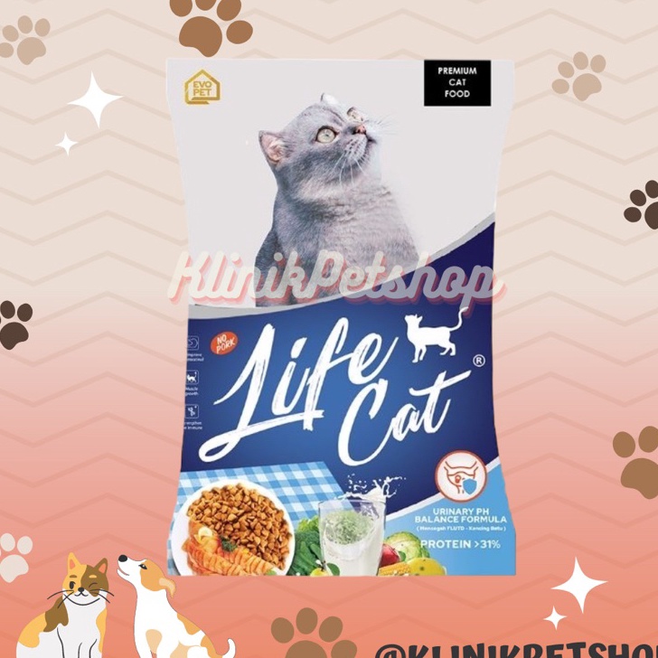 Big Sale LIFE CAT DRY FOOD 1GR  MAKANAN KUCING KERING LIFE CAT KITTEN DEWASA