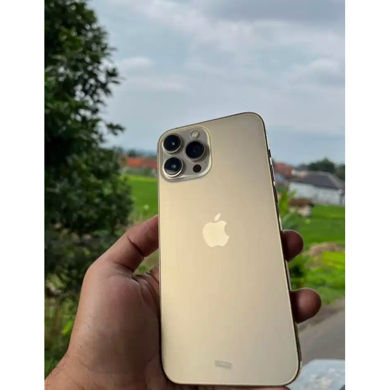 iPhone 13 pro max Gold Ex garansi resmi Ibox