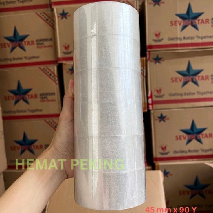 

Berkualitas Lakban Bening Coklat 1 Slop isi 6 pcs 45mm dan 48mm 9 y