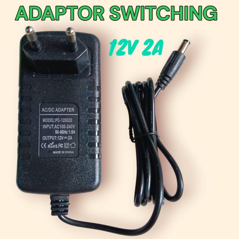 Adaptor charger power ampli mini 12 volt motor listrik speaker portable dll