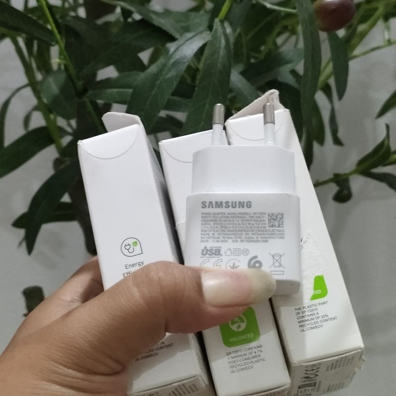 Charger travel Samsung 25W S25 A56 A55 mini T2510 Bekas bentar Garansi 2 bulan