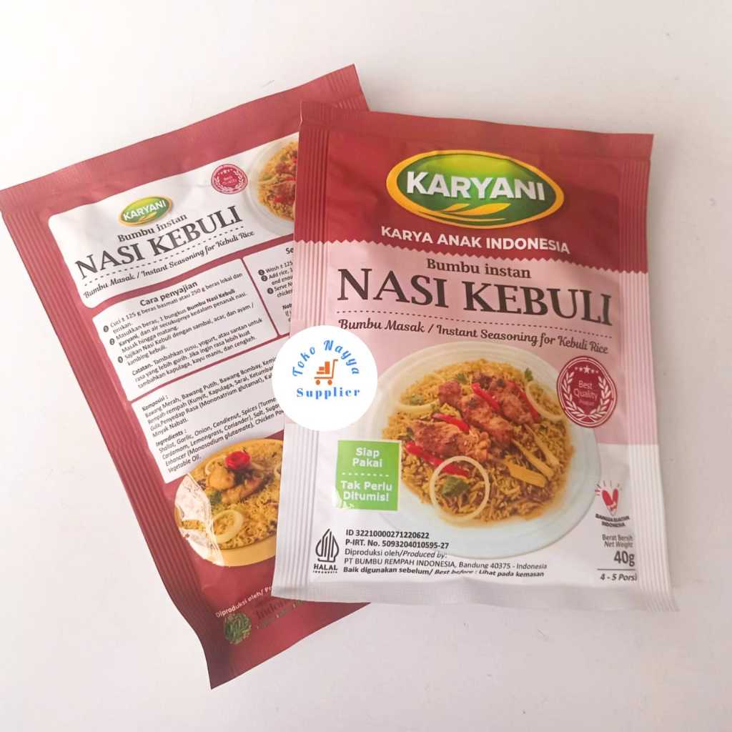 

Bumbu NASI KEBULI Instant Karyani | Masak Nasi Kebuli Instant