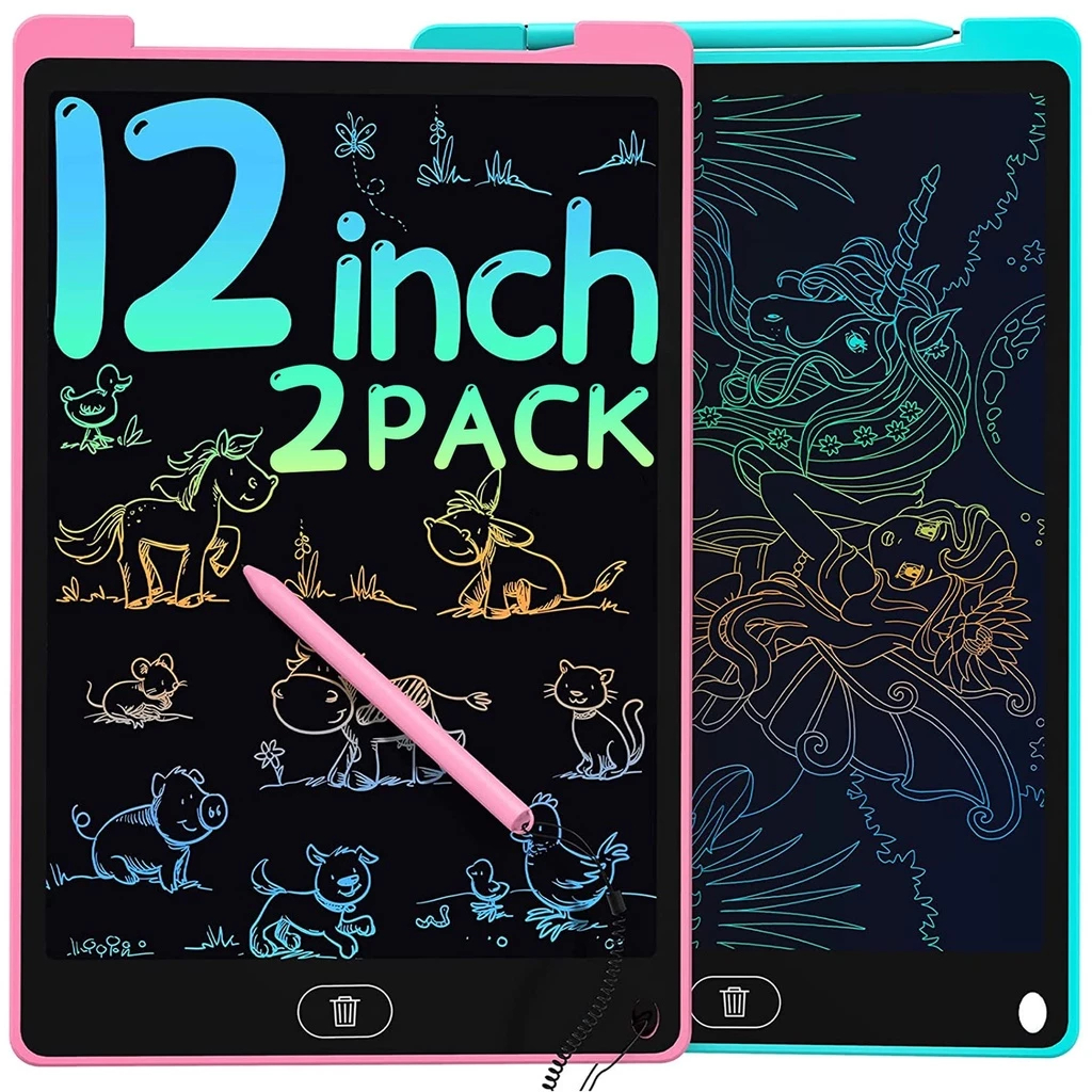 Termurah Papan Tulis Anak LCD Drawing 12inci - Tablet Papan Tulis Gambar Ukuran Lebih Besar - COD