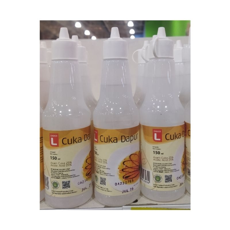 

CUKA DAPUR CHOICE L 150ML ISI 3 PCS