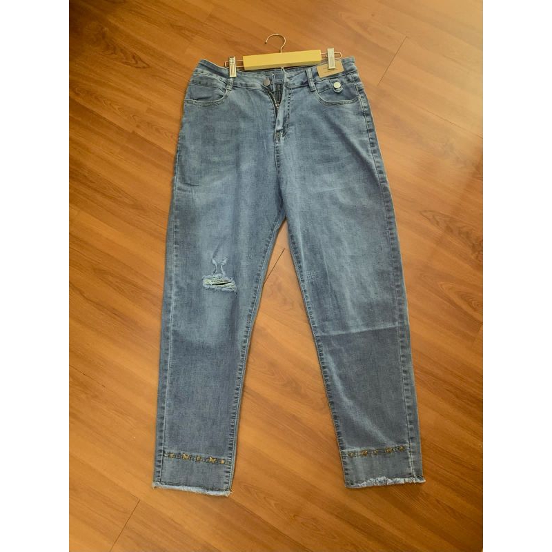 Celana jeans wanita jumbo Kerent 3165