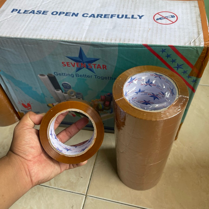 

Lakban Coklat 100yars x 45mm Asli 100 yard