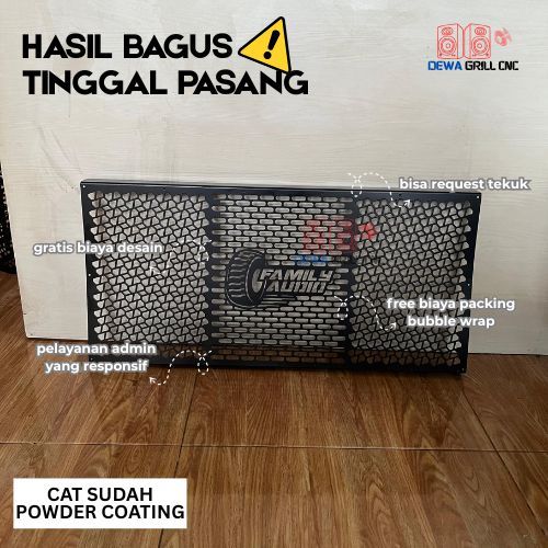 Jual Grill Sound Custom Tutup Box Speaker Plat Besi Model CLA