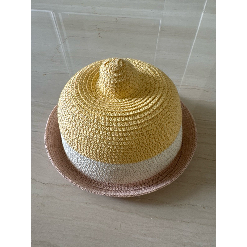 preloved topi fashion pantai anak hat kids Topi Fedora Jerami anak topi fashion x topi pantai size 1