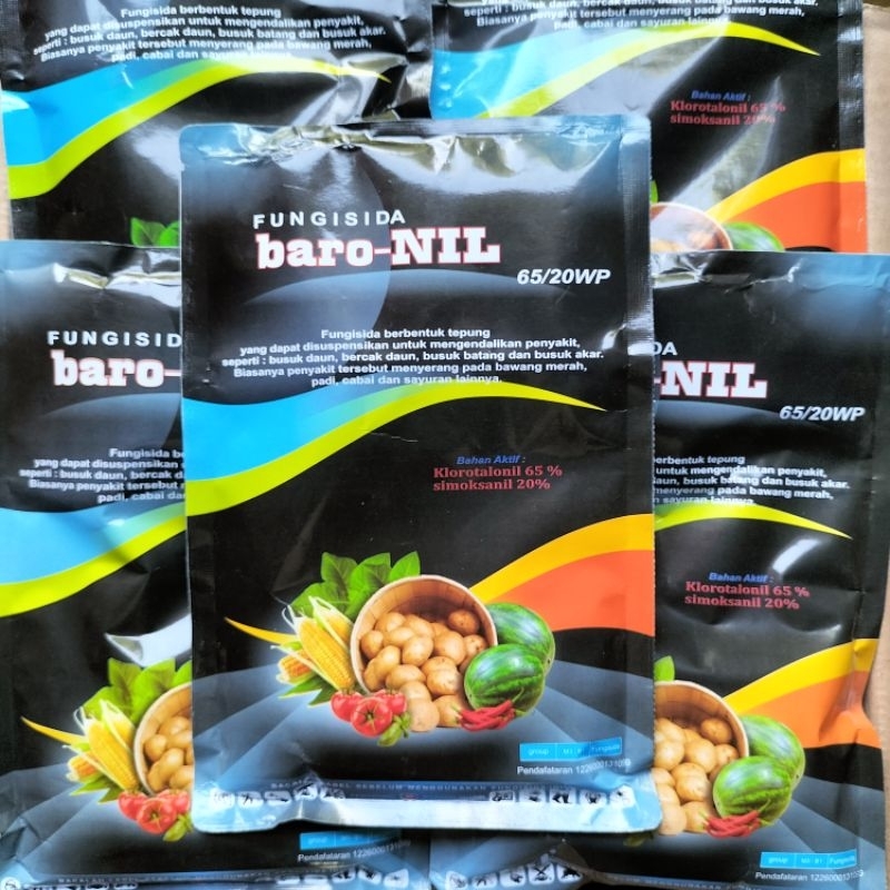 Fungisida Baronil 65/20 WP 500 Gram Klorotalonil Plus Simoksanil Untuk mengendalikan Jamur Tanaman c